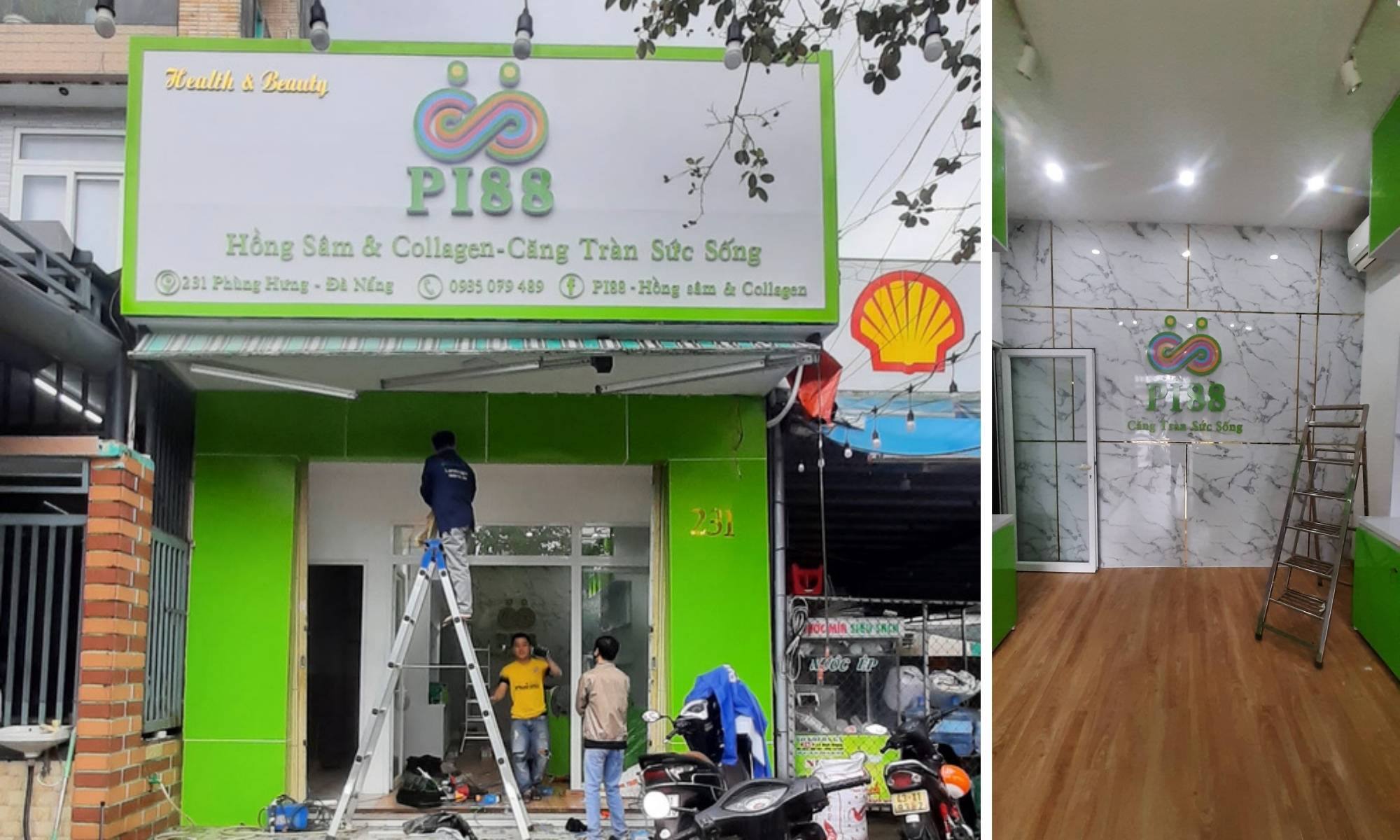 bảng hiệu alu ngoài trời tại đà nẵng