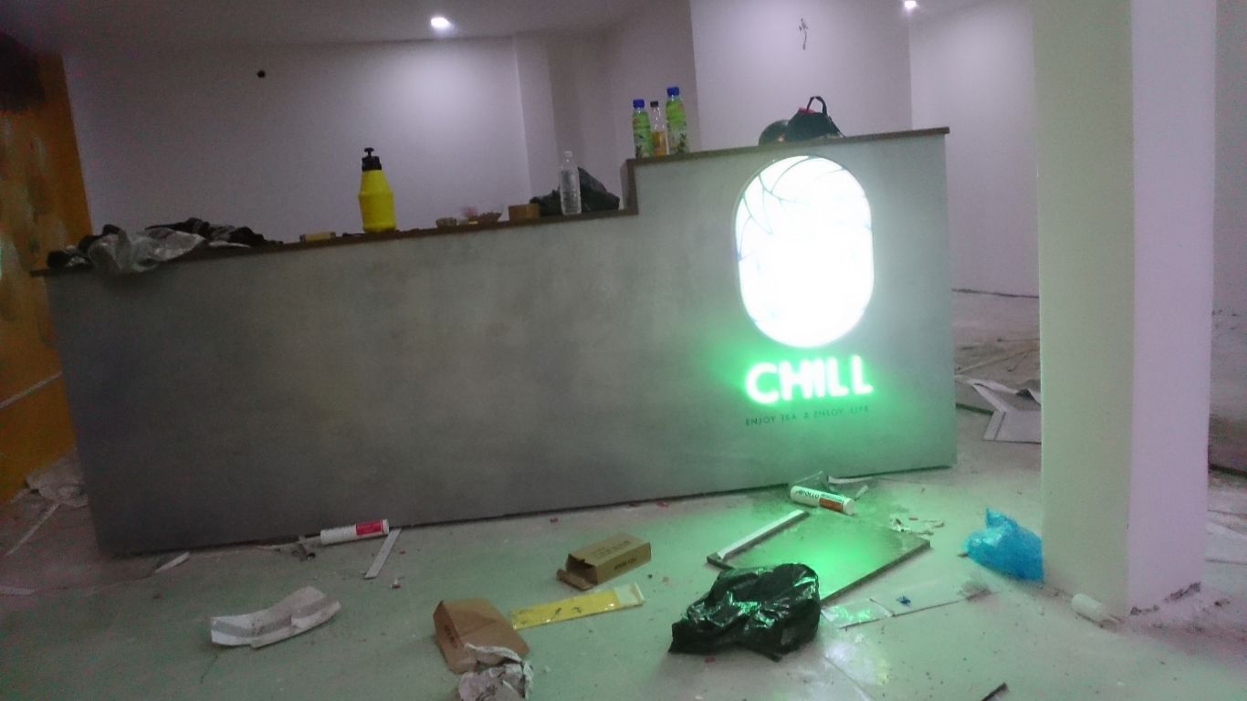 Công trình bảng hiệu Tiệm Trà Chanh CHILL, 613 Núi Thành, Đà Nẵng (ảnh 2)