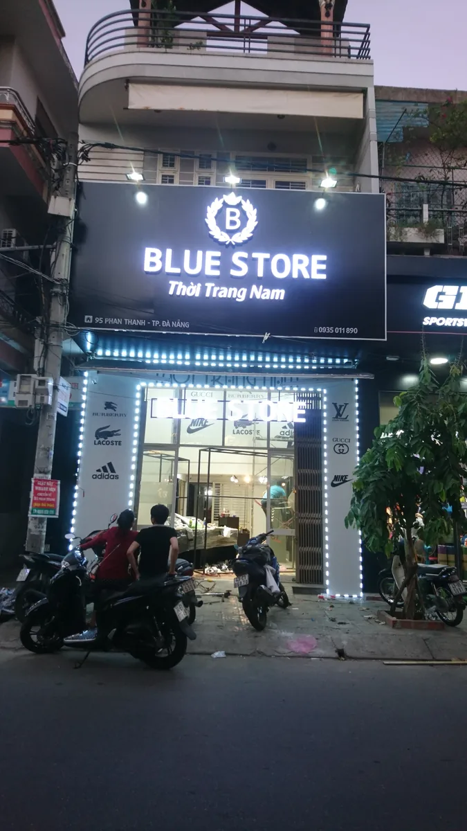 Bảng hiệu alu chữ nổi Blue Store đường Phan Thanh Thanh Khê Đà Nẵng