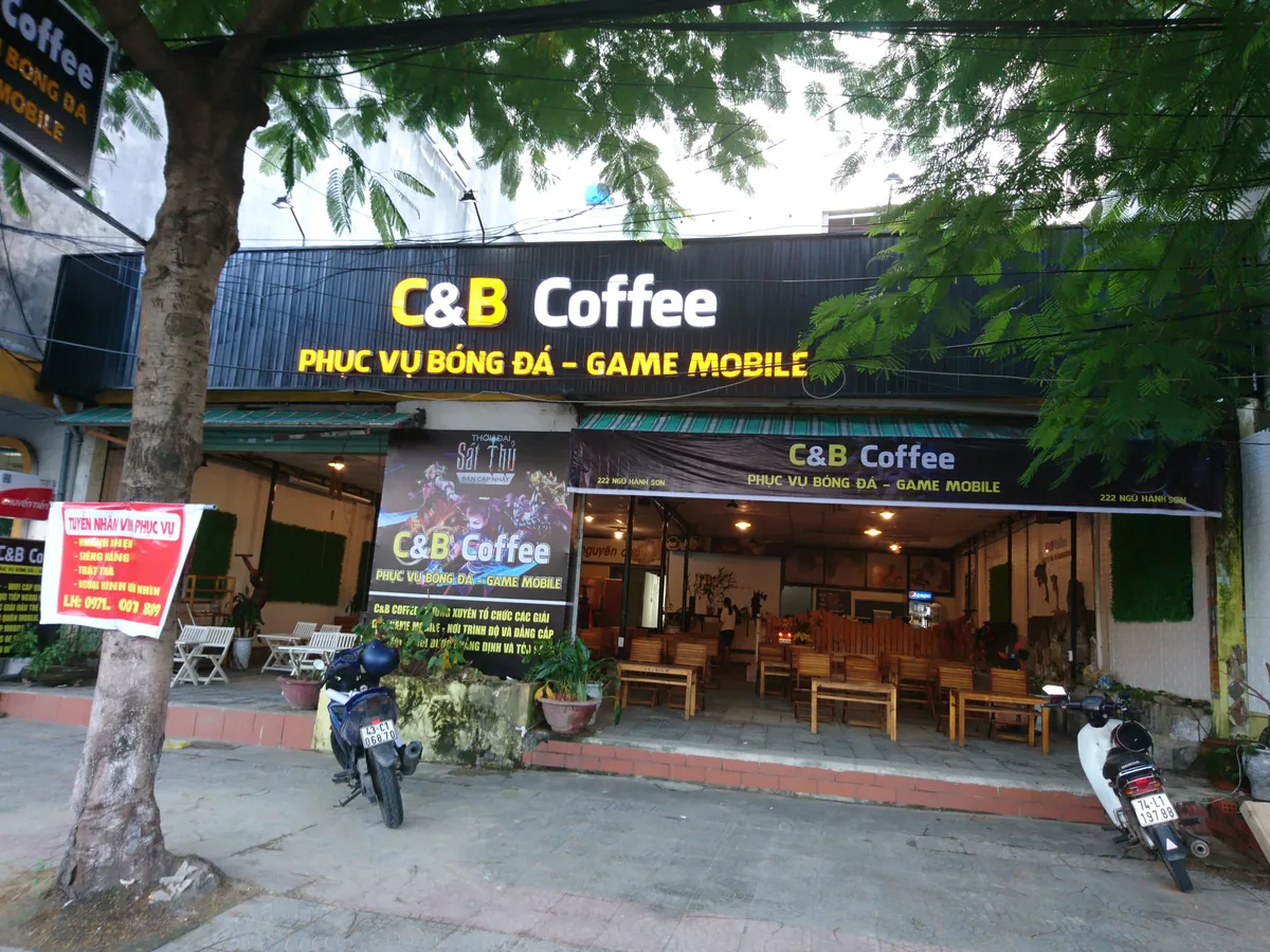 Bảng hiệu chữ nổi LED C&B Coffee Ngũ Hành Sơn Đà Nẵng