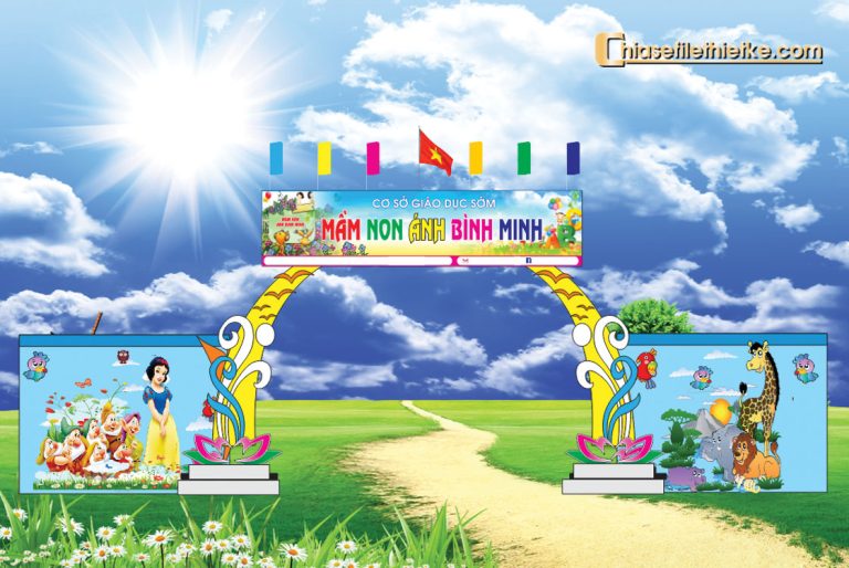 Bảng Hiệu Trường Mầm Non Đà Nẵng – Sinh Động, An Toàn